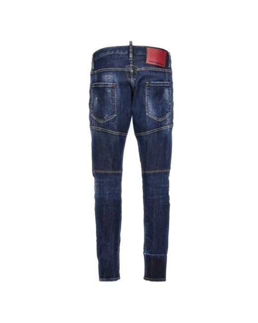 DSquared² Slim-Fit Jeans in het Blue voor heren