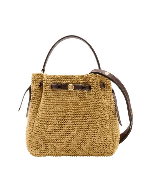 Tory Burch Natural Bucket Bags