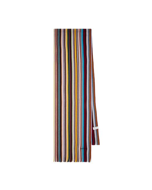 Paul Smith Blue Winter Scarves