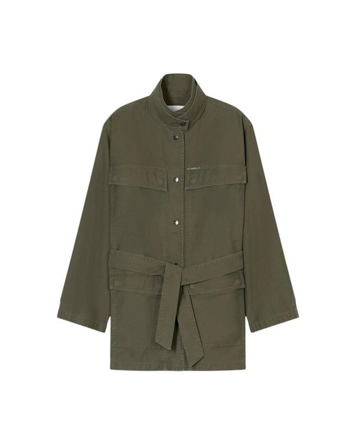 Parkas di Closed in Green