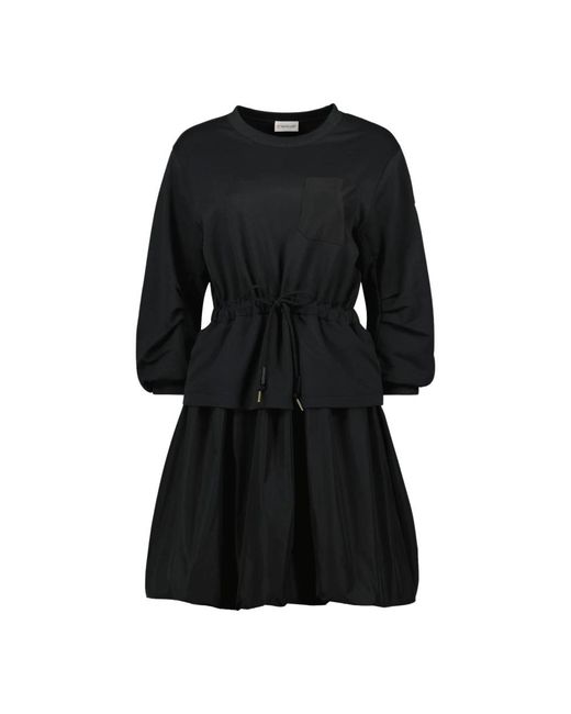 Moncler Black Short Dresses
