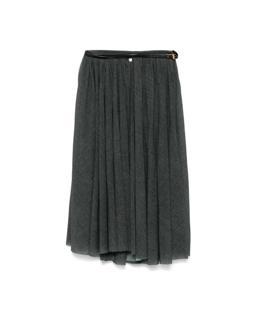 Philosophy Di Lorenzo Serafini Gray Midi Skirts