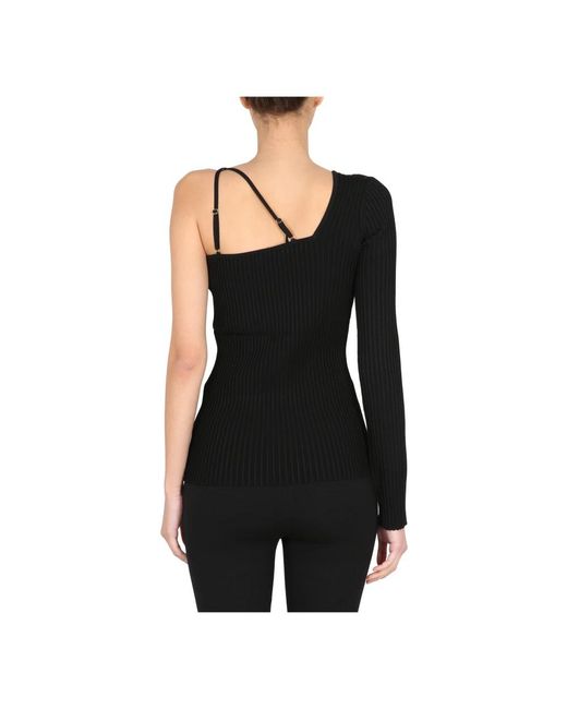 Helmut Lang Cross Strap Top in het Black
