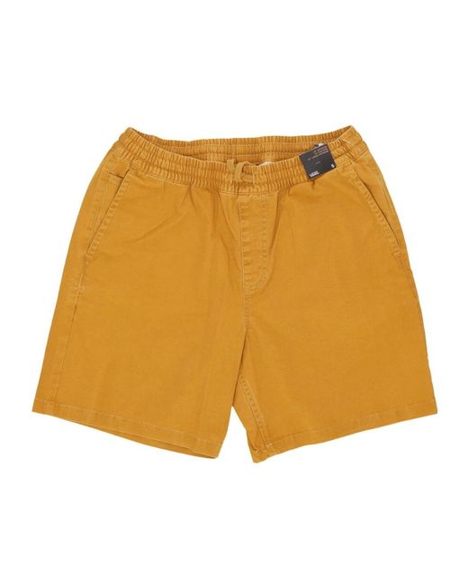 Vans Yellow Casual Shorts for men