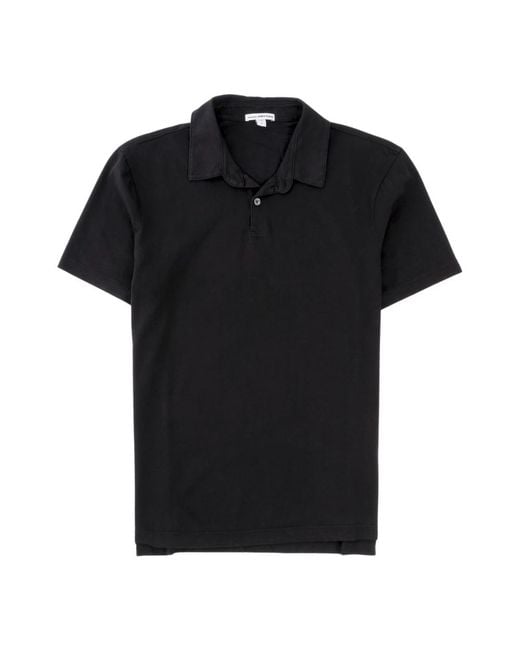 James Perse Black Polo Shirts for men