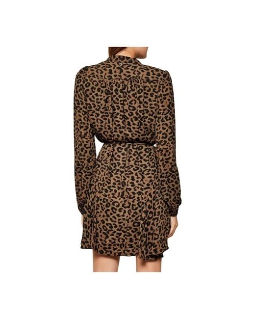 Guess Brown Wanda Flare Dress