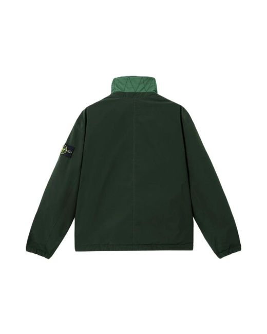 Stone Island Green Light Jackets for men