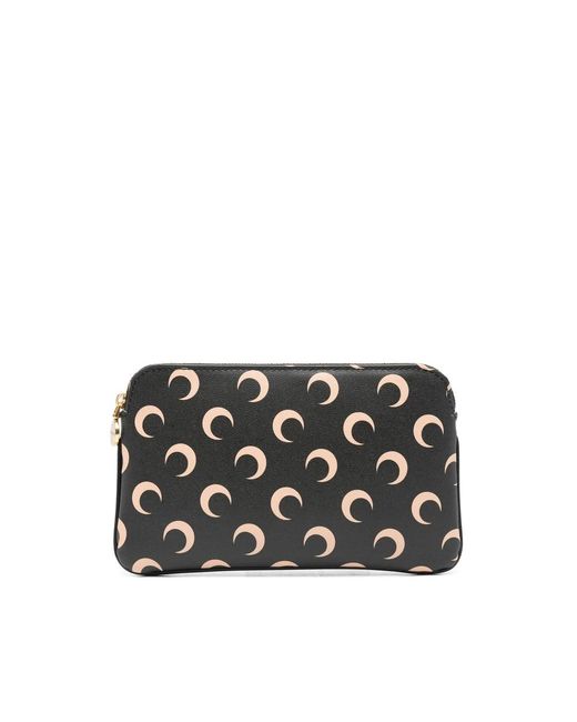 MARINE SERRE Black Clutches