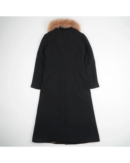 Moorer Black Single-Breasted Coats