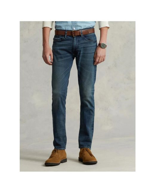 Polo Ralph Lauren Blue Slim Fit Jeans for men