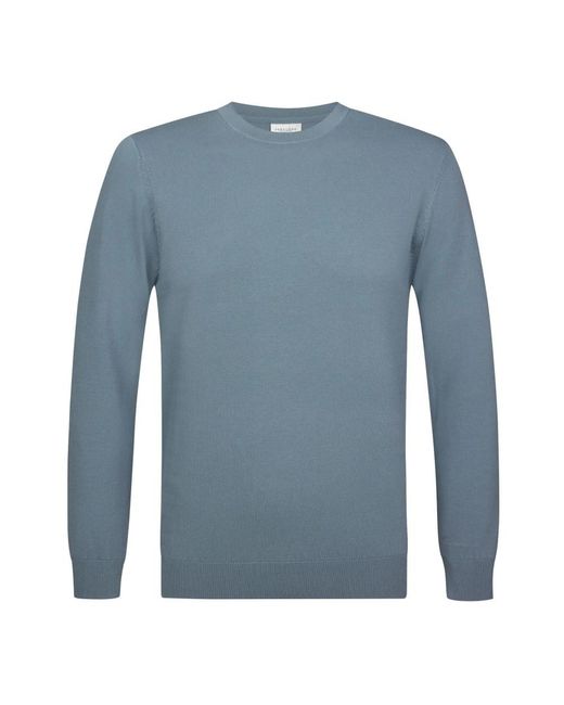 Profuomo Luxury Basic Rundhals in Blue für Herren
