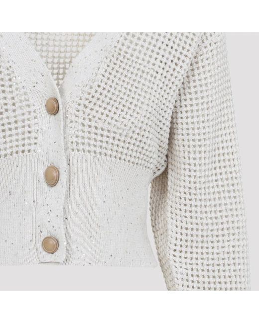 Cardigans Brunello Cucinelli de color White