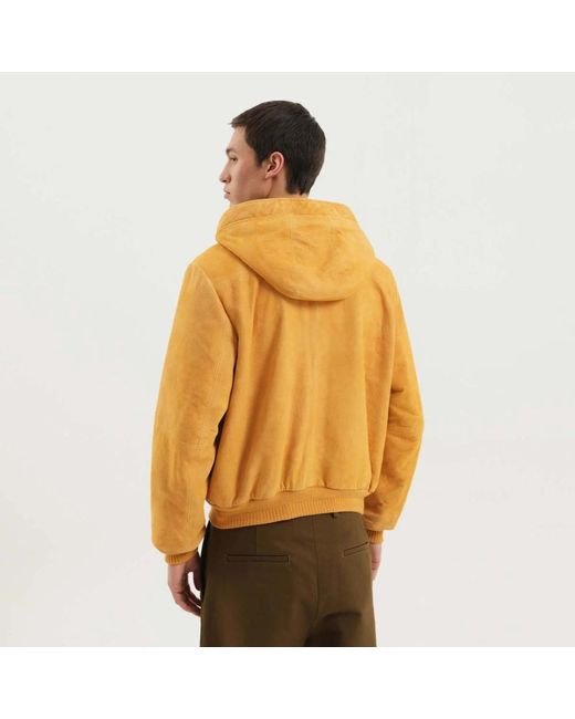 1989 STUDIO Orange Zip-Throughs for men