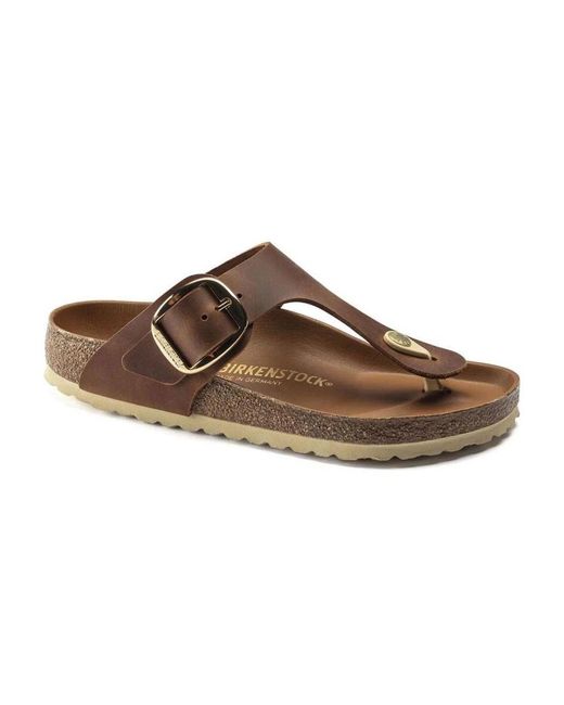 Birkenstock Brown Flip Flops