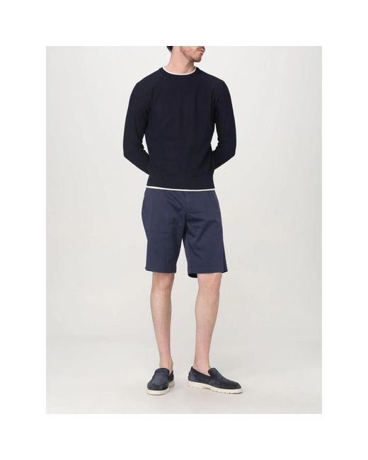 Eleventy Blue Round-Neck Knitwear for men