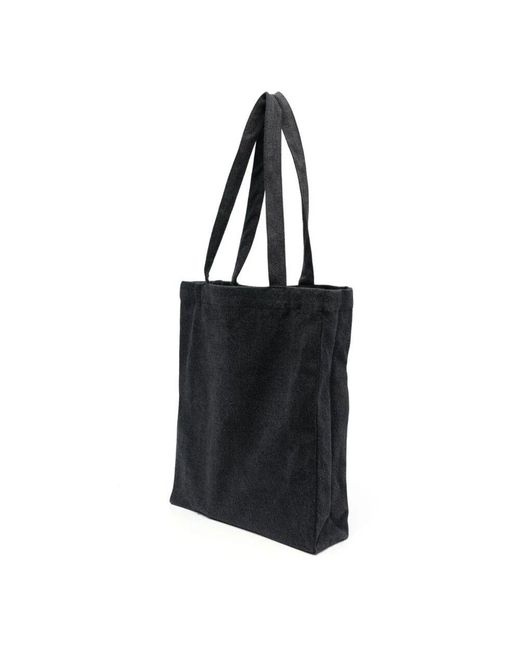 A.P.C. Bags,canvas tote tasche mit großen griffen in Black für Herren