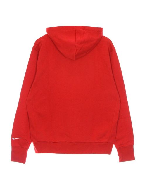 Nike Fitness ,Rood ,Katoen Toronto Raptors Basketball Team Celebration Hoodie in het Red voor heren