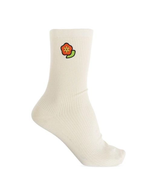 KENZO White Socks for men
