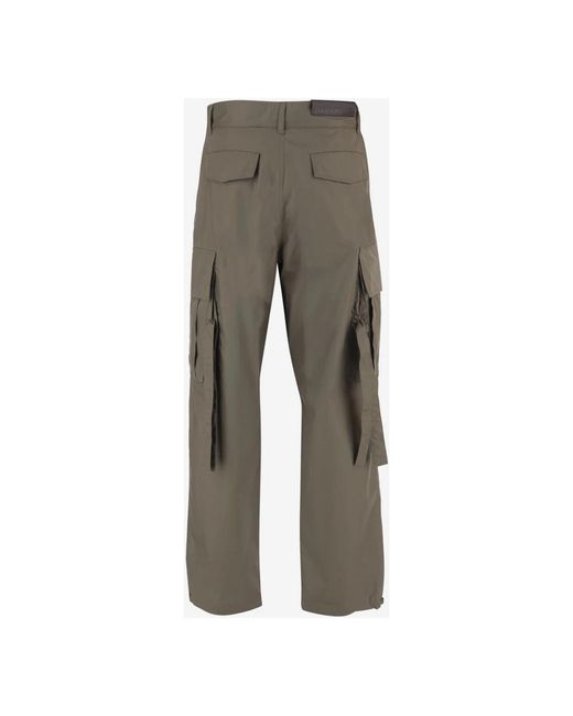 DARKPARK Gray Straight Trousers for men