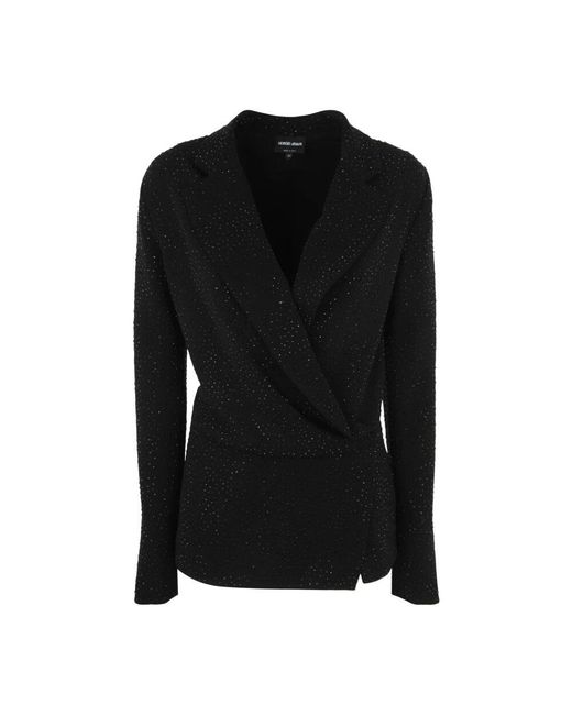 Blazers Giorgio Armani en coloris Black
