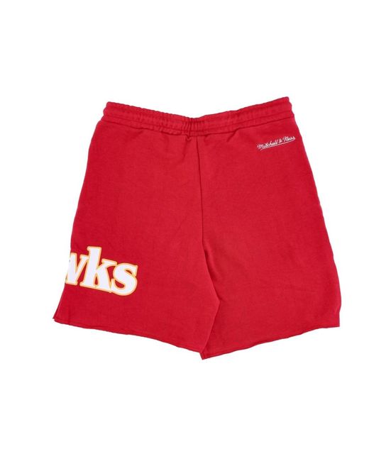 Mitchell & Ness Red Casual Shorts for men