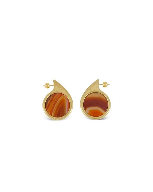 Earrings Panconesi de color Metallic