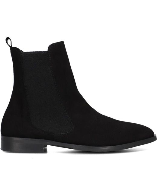 Stefano Lauran Black Schwarze Wildleder Stiefeletten