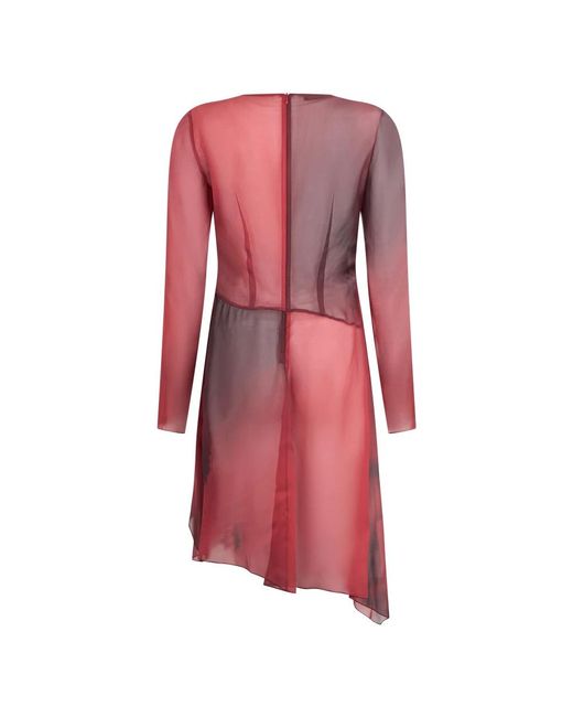 Alberta Ferretti Pink Short Dresses