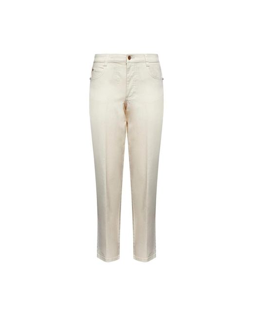 Slim-Fit Jeans Silvian Heach de color Natural