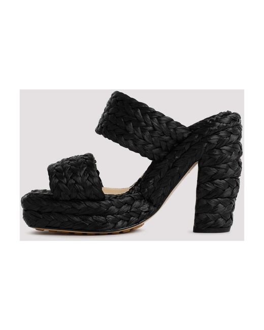 Shoes > heels > heeled mules Bottega Veneta en coloris Black