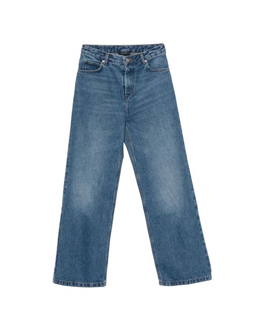 Soeur Blue Wide Jeans