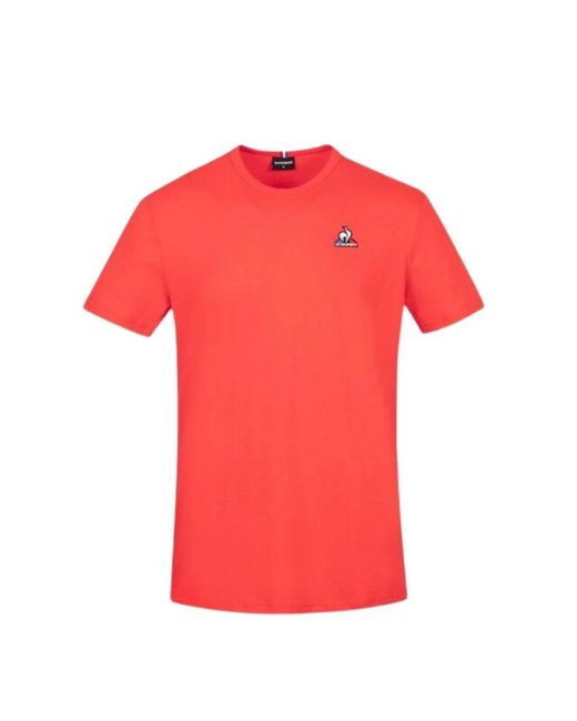 Le Coq Sportif Red T-Shirts for men