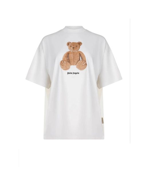 Palm Angels White T-Shirts