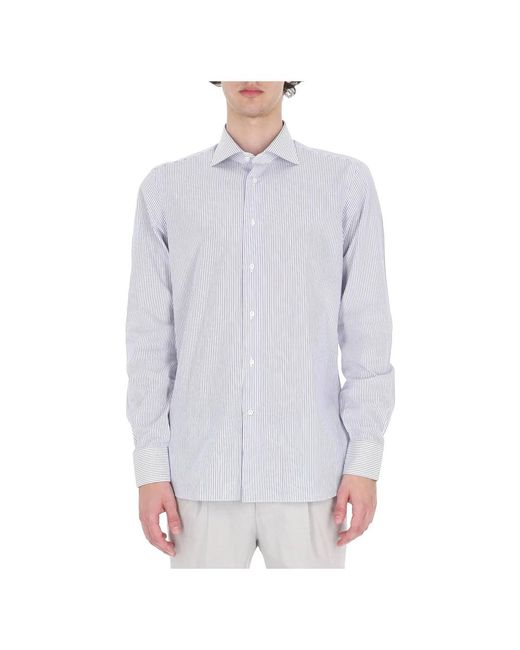 Borriello Blue Casual Shirts for men