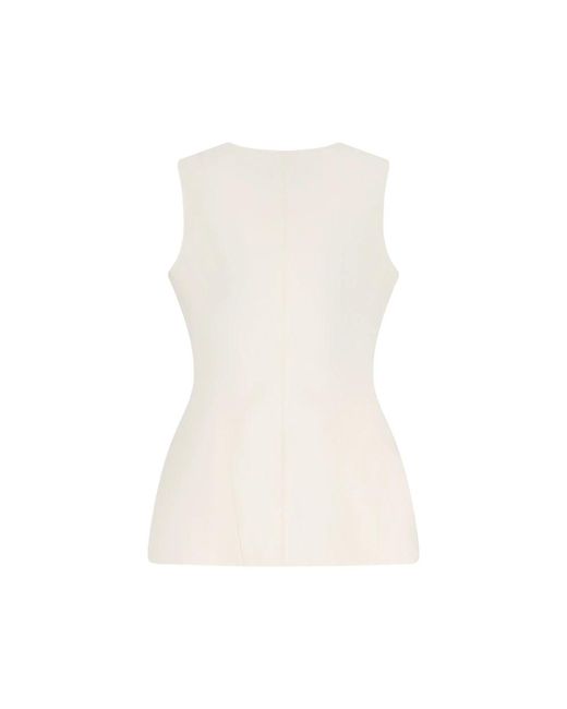 Mugler Vests in het White