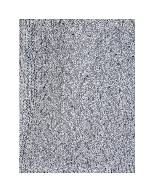 Eleventy Gray Sleeveless Knitwear