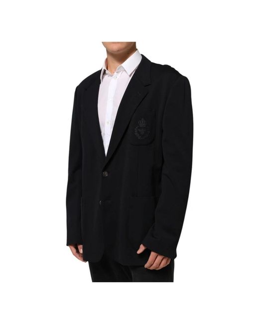 Dolce & Gabbana Black Blazers for men