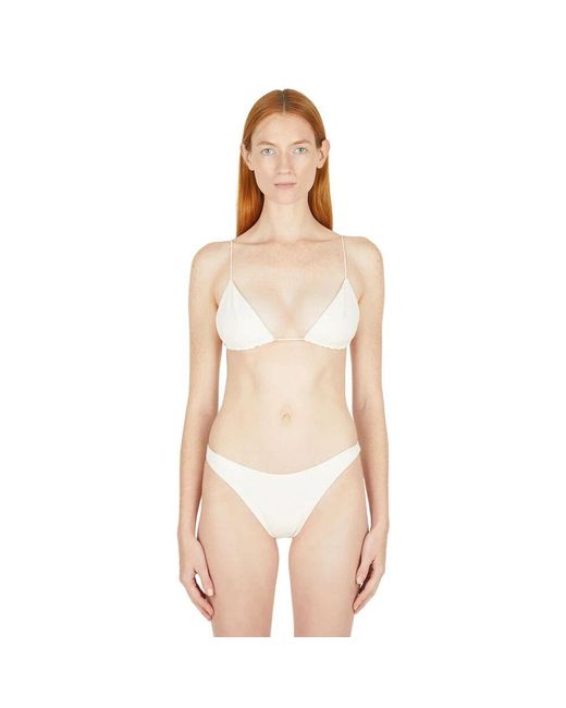 Ziah Natural Triangle bikini top