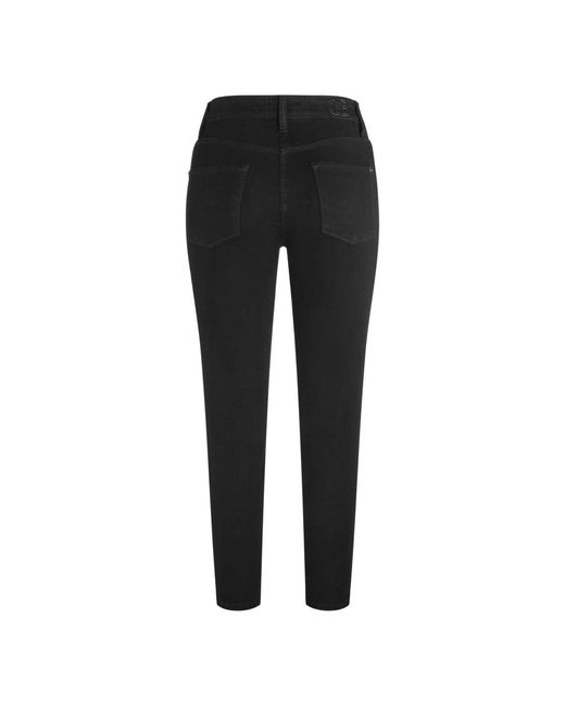 Cambio Black Slim-Fit Jeans