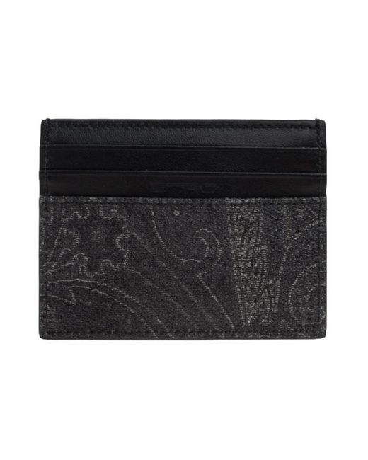 Etro Accessoires ,Zwart ,Portatessere Arnica in het Black voor heren
