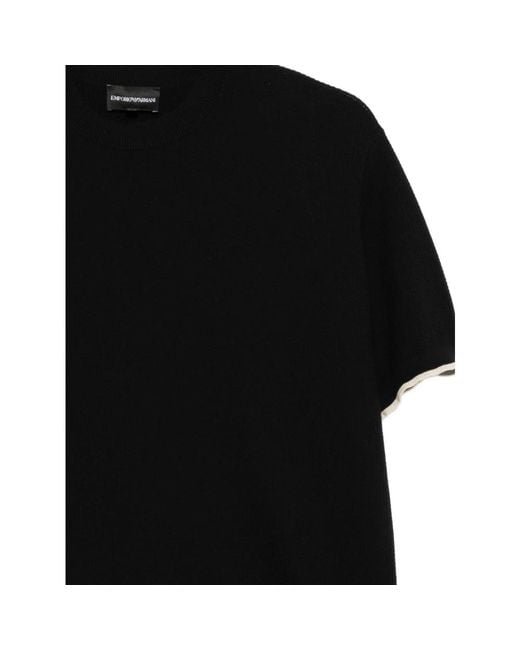 Emporio Armani Black T-Shirts for men