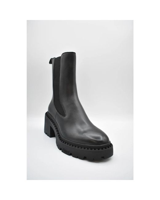 Ash Black Heeled Boots