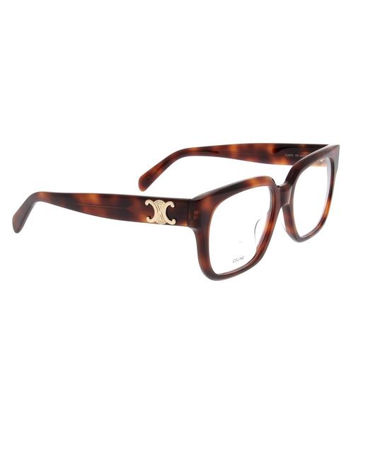 Glasses Céline de color Brown