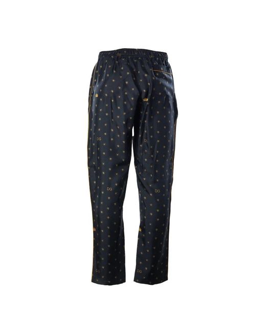 Dolce & Gabbana Blue Sweatpants for men