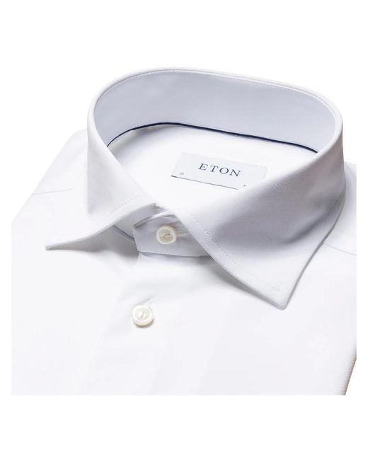 Eton of Sweden White Formal Shirts for men