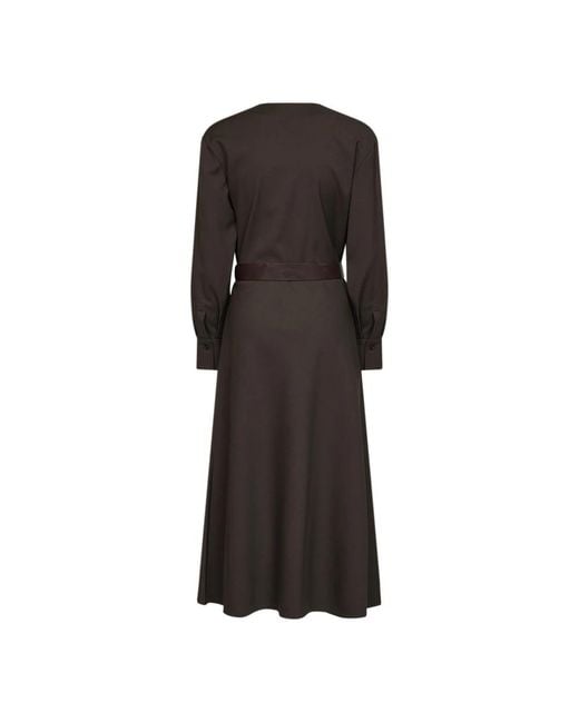 Brunello Cucinelli Brown Wrap Dresses