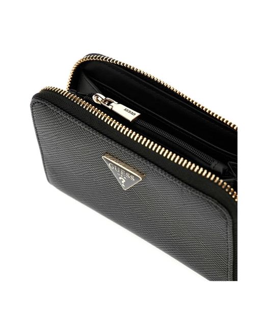 Guess Accessoires ,Zwart ,Stijlvolle Portemonnee En Kaarthouder Set in het Black