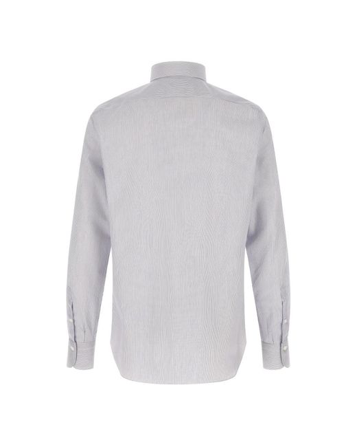 Finamore 1925 White Casual Shirts for men