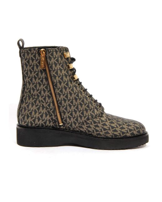 Michael Kors Lace-Up Boots in het Brown