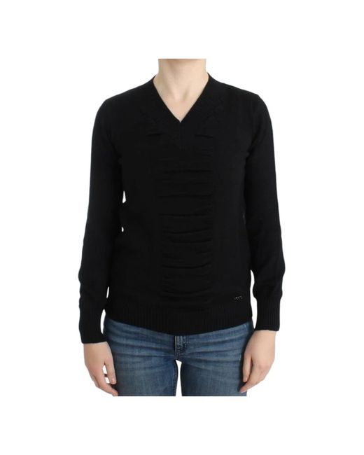 CoSTUME NATIONAL Black V-Neck Knitwear